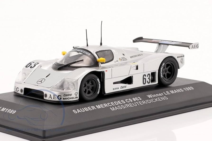 Sauber Mercedes C9 1989 ル・マン優勝 ミニカー Sauber Mercedes C9 1989 ル・マン優勝 ミニカー - メルカリ